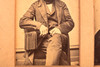 1870s Mounted Albumen Print 8¼ x6¼'' - Portraits of Husband & Wife V23