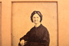 1870s Mounted Albumen Print 8¼ x6¼'' - Portraits of Husband & Wife V23