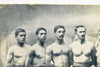 1910s 5½ x 3½ RPPC Photo Vardarski Yunak Gymnastics Society Skopje Bulgaria V29