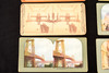 NYC New York City Stereoscope Stereo View Card Lot of 8 - 7 x 3½" Antique V28
