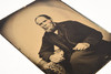 Tintype 5x7 Inch - Seated Older Gentleman Victorian Antique Photo V23