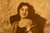 Early 1920s 12x16'' Gelatin Silver Photo - Sepia Toned Portrait of a Lady V29