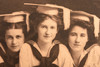 Early 1900s 10¼x7'' Gelatin Silver Photo - 5 Young Ladies in Middy Blouses V27