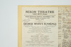 Nixon Theatre Show George White's Scandals Dec 3, 1935 Cast list And Program V20