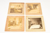 Kodak No 4 Box Camera Photographs 1896-97 - Interior of House set of 4 V23