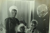 German Post WWI 3 1/2 x 4 1/2 Inch Negative of a Family Portrait V08