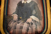 Daguerreotype of Woman with Gold Toned Accents 1/4 Plate in Antique Frame V26