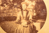 Kodak No 1 Stringset Photograph 1890 - Picture of Aunt Tammie Belleville NJ V26