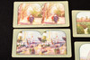 China Stereoscope Stereo View Card Lot of 5 - 7 x 3½" Antique V26