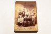 1890s Cabinet Card 4¼x6½'' Albumen Print - Group Family Portrait V22