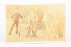 1890s Cabinet Card Albumen Photo 6½x4¼ - 4 Gentleman With Their Bicycles V20