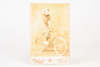 1890s Cabinet Card 4¼x6½'' Albumen Photo - Gentleman on Safety Bicycle V28