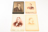 Late 1800s Cabinet Card Albumen Photo 4¼x6½ - Lot of 4 - Victorian Gentleman V27