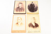 Late 1800s Cabinet Card Albumen Photo 4¼x6½ - Lot of 4 - Victorian Gentleman V25