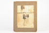 Late 1800s Mounted Albumen Print 7x9 - Portrait of Photographer with Camera V26