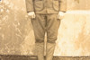 1917 3½x5½" RPPC Photo - US ARMY World War I Era Solider in Uniform V25
