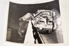 1970s 10x8" Gelatin Silver Photo - Crashed Semi Truck Accident V26