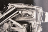 1970s 10x8" Gelatin Silver Photo - Crashed Semi Truck Accident V26