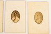 Victorian Mounted Mini Photos Lot of 10 Featuring Male & Female Portraits V28