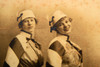 1918 9¾x7¼'' Gelatin Silver Photo - The Liberty Maids in Patriotic Costumes V22