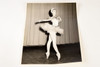 1950s 10x8'' Gelatin Silver Photo -Female Ballet Dancer on Stage V26