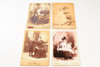 Late 1800s Cabinet Card Albumen Photo 4¼x6½ - Lot of 4 - Parents & Children V23