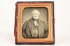Daguerreotype Photo Victorian Gentleman in 1/6 Plate Wood Composite Case V26