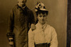 Tintype Photo 2½x3½" - Studio Portrait of 2 Victorian Ladies with Fun Hats V20