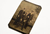 Tintype Photo 2½x4" - Studio Portrait 3 Gentleman in Victorian-era Attire V26