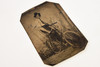 Tintype 2¼x3⅜" - Victorian-era Gentleman and Bicycle Antique Photo V23
