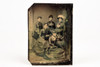 Tintype 2½x3½" - All Female Group Portrait Victorian-era Antique Photo V24