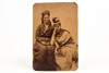Tintype Photo 2½x3⅞" - Portrait of 2 Victorian Ladies in Unique Clothing V26