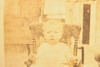 Early 1900s RPPC 3½x5½'' - Baby in High Chair with Dirty Faced Sibling V27
