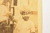 Early 1900s RPPC 3½x5½'' - Baby in High Chair with Dirty Faced Sibling V27