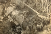 1903 RPPC 5½x3½'' - Train Wreck of the Old 97 Danville, Virginia V27