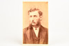 1860s CDV Carte-de-visite Albumen Photo - Gentleman w Mutton Chop Sideburns V25
