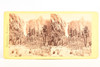 1881 Stereoview Photo 7x3½" - Bridalveil Falls Yosemite National Park CA V20
