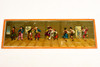 Late 1800s Magic Lantern Slide - 9⅜x3⅛" - Costumed Figures Dancing In A Hall V20