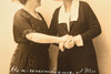 1920s Photo 7x10" - Devora Nadworney with Singing Teacher and Inscription V29
