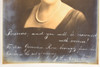 1920s Photo 7½x9¼" - Portrait of Singing Teacher w Handwritten Inscription V26