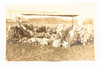 1940s 8x5'' Gelatin Silver Photo - Summersett Funeral Flowers in Graveyard V24