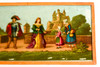 Late 1800s Magic Lantern Slide - 9⅜x3⅛" - Medieval-Style Parade Procession V25