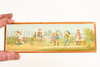 Late 1800s Magic Lantern Slide - 9⅜x3⅛" Lively Illustration of Children Playing