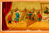Late 1800s Magic Lantern Slide - 9⅜x3⅛" - Circus Scene Animals Doing Tricks V22