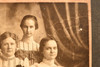 1890s Mounted Albumen Print 7¼x5¼'' - Group Portrait of 9 Victorian Ladies V21