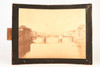 Late 1800s Megalethoscope Albumen Photo Slide 17½x11¾" - Florence, Italy V20