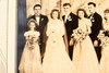 1940s Silver Gelatin Print 13x12¼'' - Wedding Party Studio Group Portrait V20