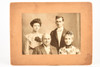 Early 1900s Gelatin Silver Print 8x6'' - Family Studio Portrait Victorian V23