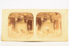 Interior Fontainebleau Palace - 1860s French Tissue Stereo View Card - 6¾x3¼ V21