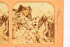 Mer de Glace au Chapeau - 1860s French Tissue Stereo View Card - 7x3½" V27